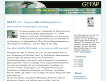 Tablet Screenshot of gefap-philosophieren.de